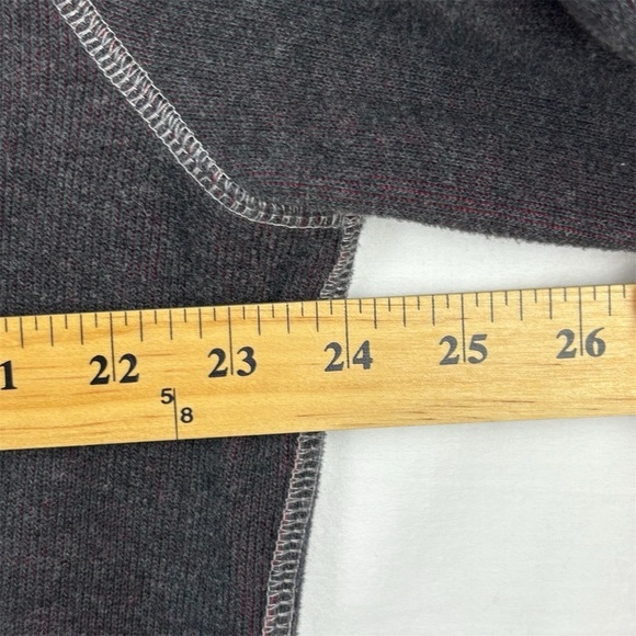 Johnnie O Charcoal 1/4 zip Men’s Pullover with Maroon inside Size XL Layering - Picture 8 of 9